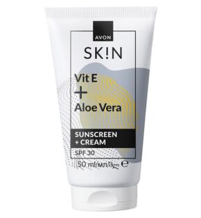 Крем за лице с Витамин Е и Алое Вера + 30 SPF Avon SK!N 37267