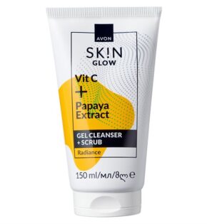 Озаряващ почистващ гел + Скраб Avon SK!N 11924
